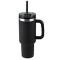thumbnail image 1 of Ozark Trail 40 oz Stainless Steel Insulated Tumbler with Handle, Black, 1 of 16