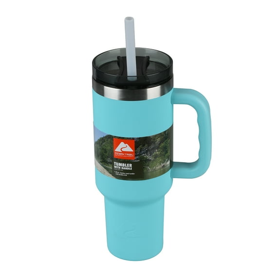 Ozark Trail 40 oz Vacuum Insulated Stainless Steel Tumbler Blue