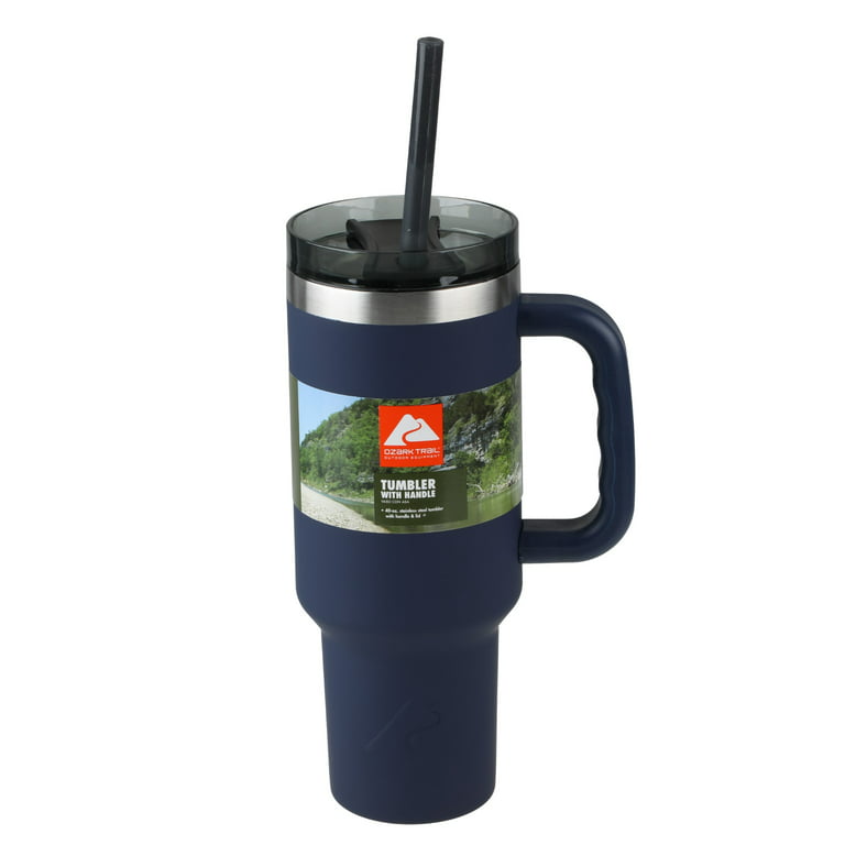 Ozark Trail 40 oz Vacuum Insulated Stainless Steel Tumbler Blue