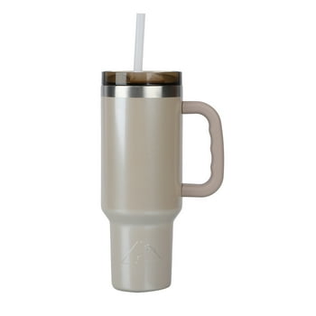 Ozark Trail 40 oz Vacuum Insulated Stainless Steel Tumbler Papyrus Beige