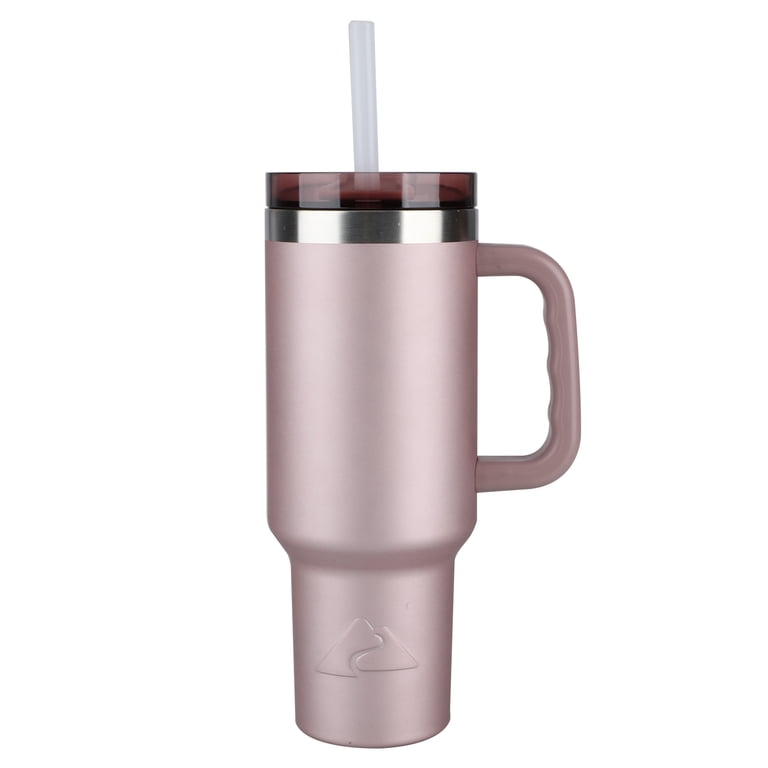 Ozark Trail 40 oz Vacuum Insulated Stainless Steel Tumbler Rose