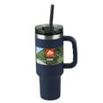 thumbnail image 1 of Ozark Trail 40 oz Vacuum-Insulated Stainless-Steel Tumbler with Handle, Blue, 1 of 10