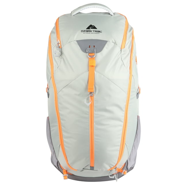 Ozark Trail 40L Lightweight Hiking Backpack, Gray, Unisex, Adult