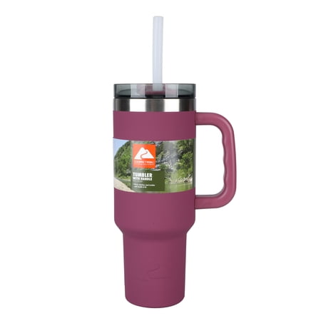 Ozark Trail 40Oz Vacuum Insulated Stainless Steel Tumbler-Violet Magenta