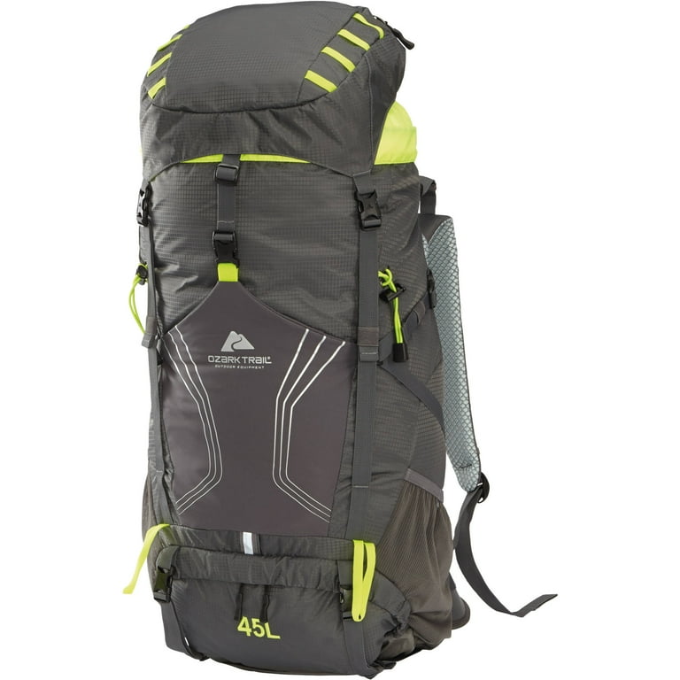 Ozark Trail 45 ltr, Backpacking Backpack, Black