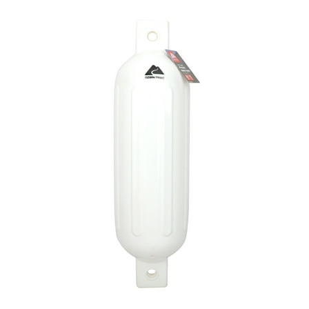 Ozark Trail 5.5" x 20" Inflatable Boat Bumper Marine Boat Fender, White