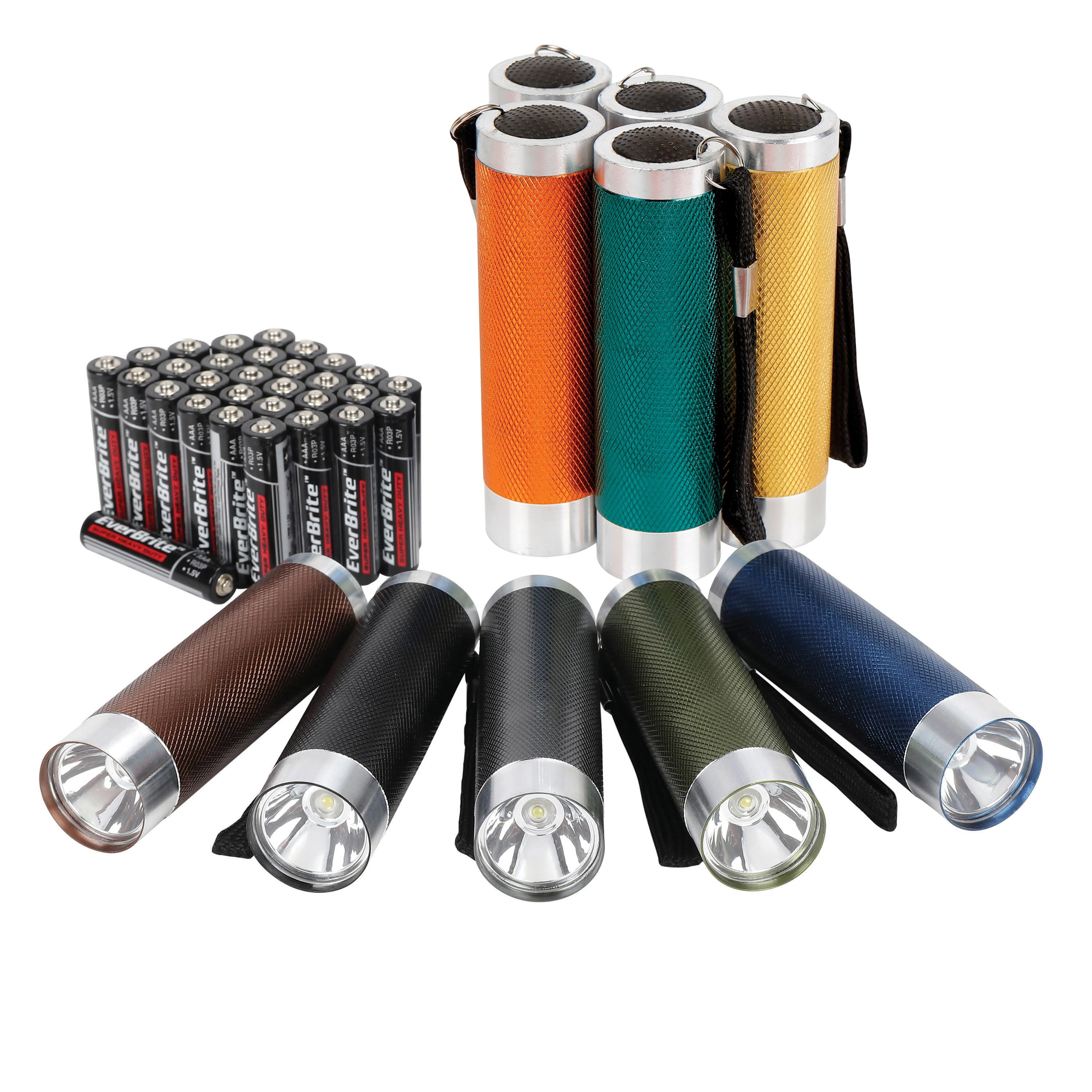 LED Flashlights With Batteries, 8/Pack – MP Source