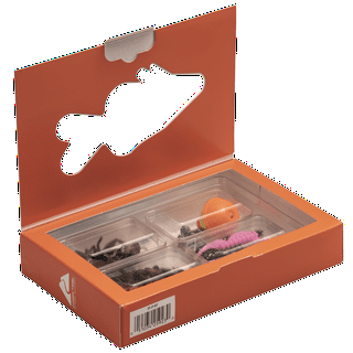 Wakeman Outdoors 55-Piece Single-Tray Fishing Tackle Box, Pink