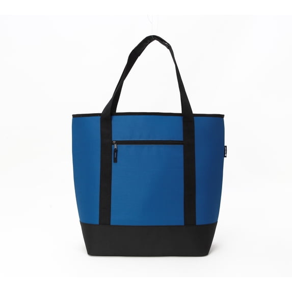 Ozark Trail Cooler Tote, Soft Sided 50 Cans, Blue, with Top Zipper and ...