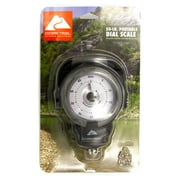 Ozark Trail 50 lb Portable Analog Dial Fish Scale with Tape Measure