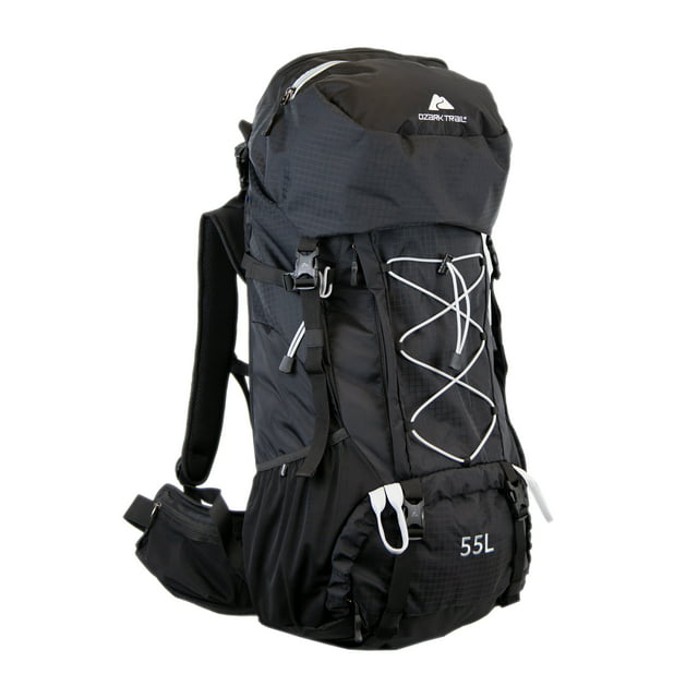 Ozark Trail 55 ltr Backpacking Backpack, Blue