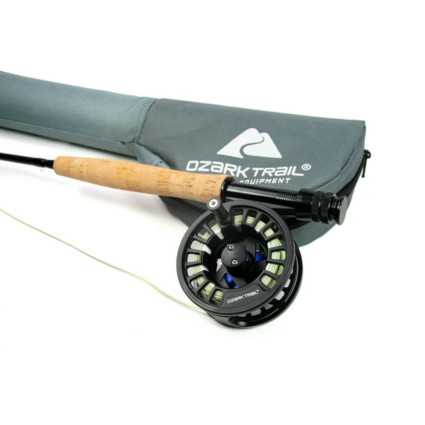 best affordable fly fishing rod and reel Ozark Trail 5WT 8ft Graphite Fly Fishing Rod Combo