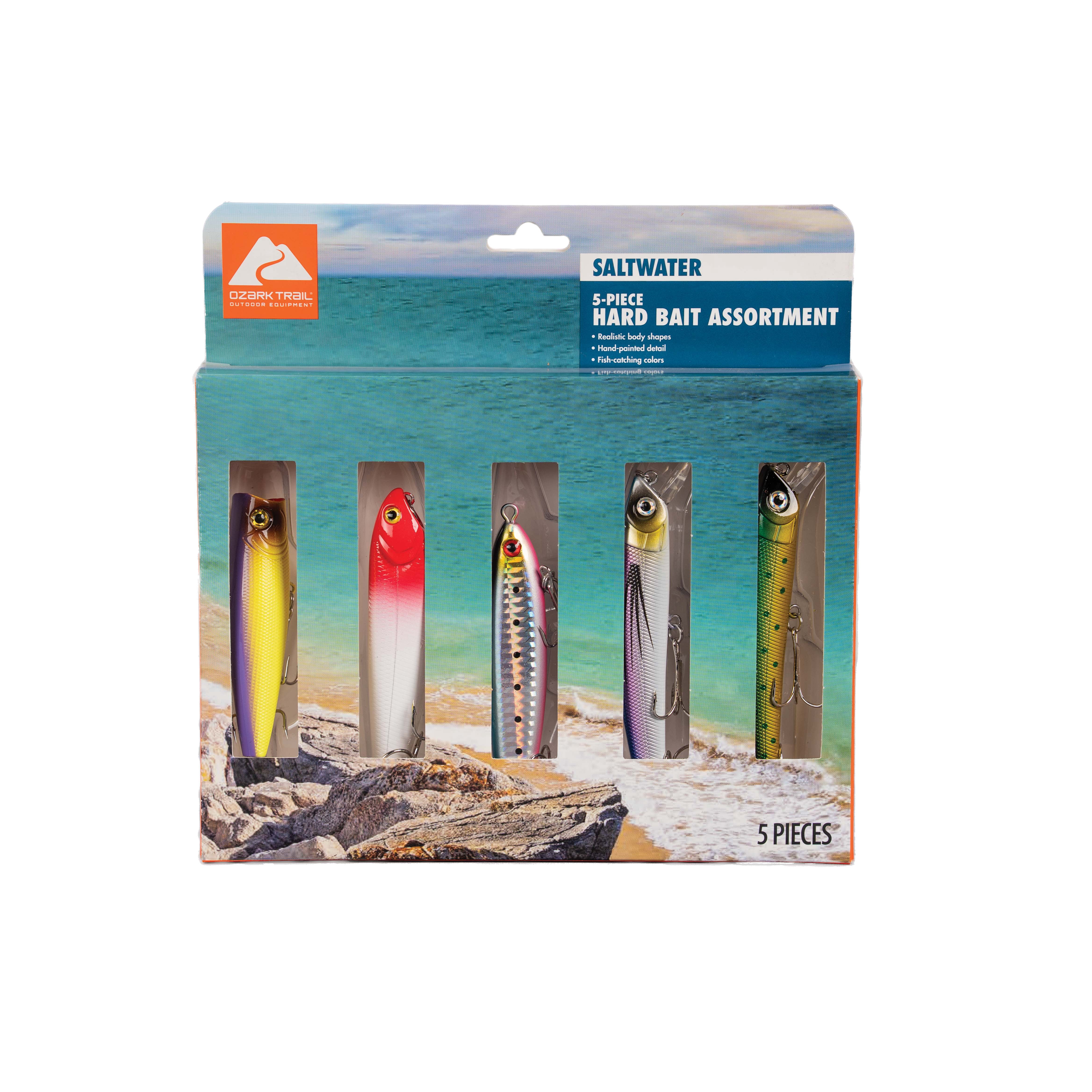 Ozark Trail Saltwater Fishing Lure Kit, 5-piece - Walmart.com