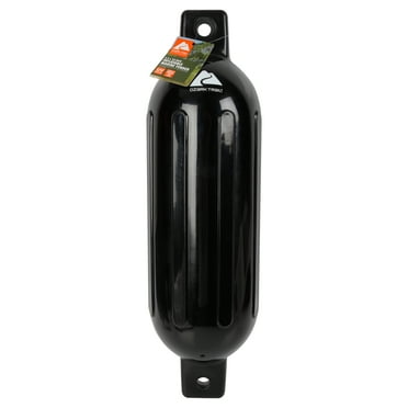 Ozark Trail 6.5" x 23" Inflatable Boat Bumper Marine Boat Fender, Black