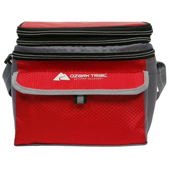 Ozark Trail 6 Can Soft-Sided Cooler, Red