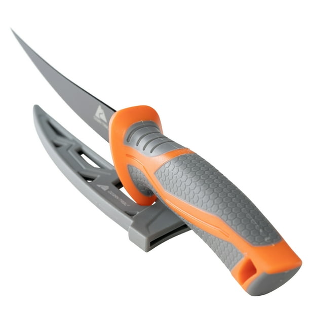 Ozark Trail 6" German 4116 Stainless Steel Fillet Knife, Straight Edge