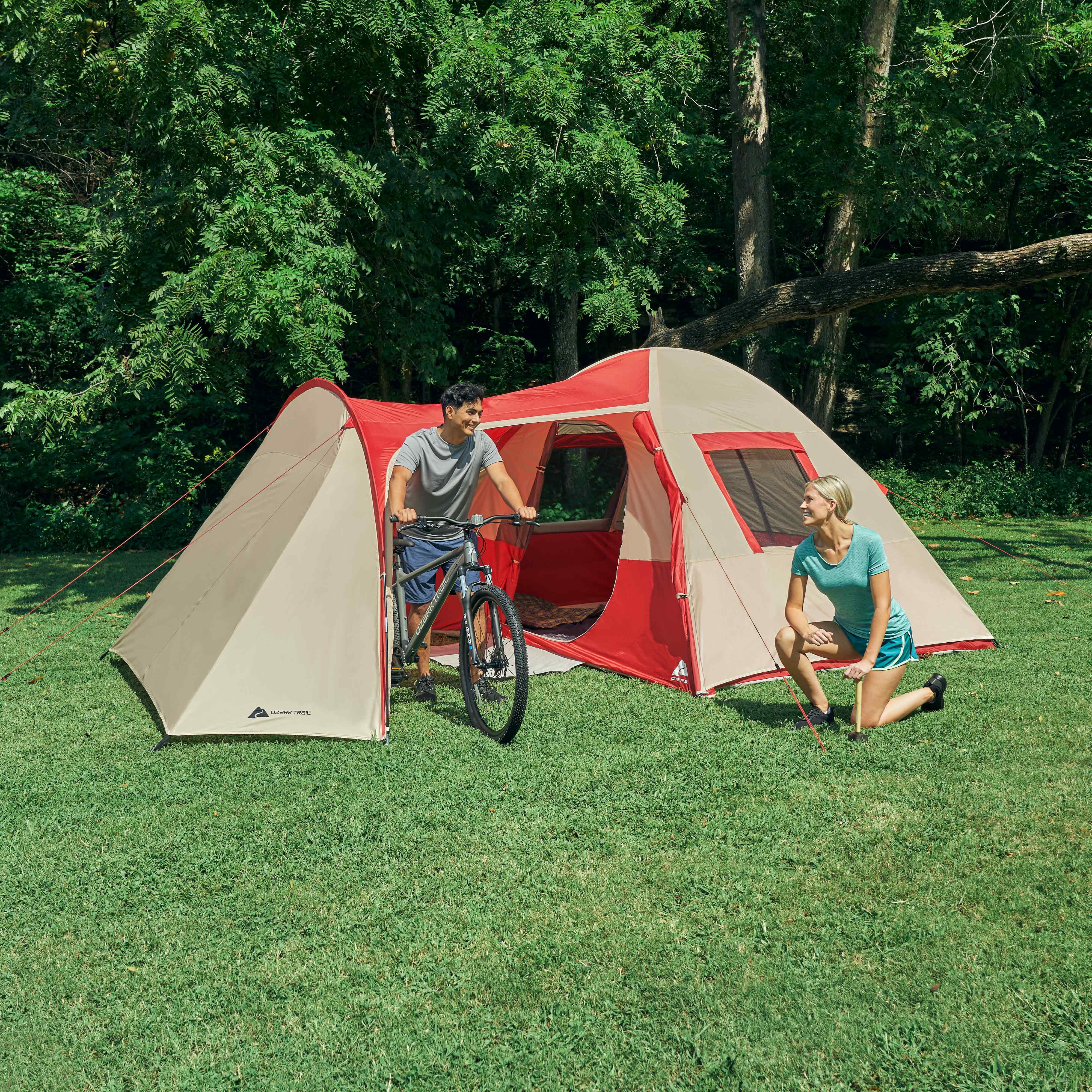 Ozark Trail 6-Person Dome Tent with Sitting Area - Floor Ozark Trail 6-Person Dome Tent with Sitting Area - Floor