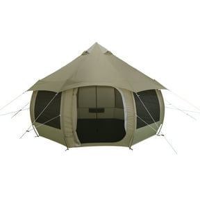 Ozark Trail Mushroom Glamping Bell Tent with Ripstop Fabric, 6-Person