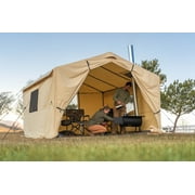 Ozark Trail North Fork 6-Person 12' x 10' Outdoor Wall Tent with a Integrated Stove Jack