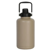 Ozark Trail 64 oz Vacuum-Insulated Stainless Steel Water Bottle Jug, Black