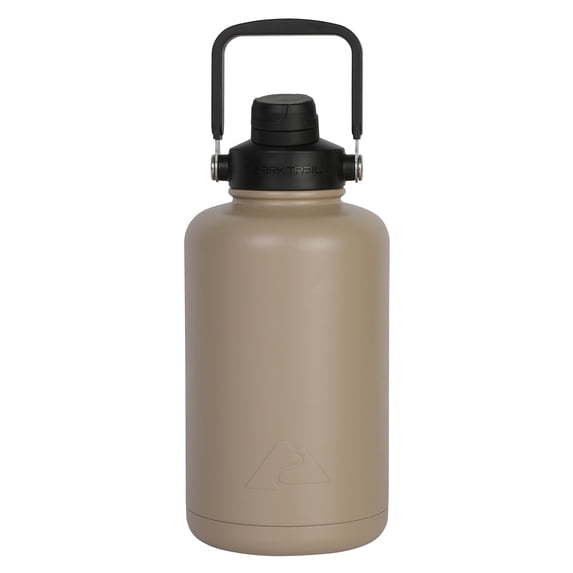 Ozark Trail 64 oz Stainless Steel Insulated Jug with Handle, Tan