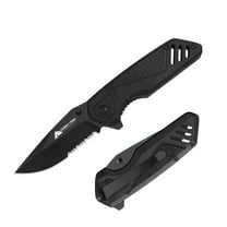 Ozark Trail 7 Inches Folding Knife with Stainless Steel Blade Aluminum Handle for EDC
