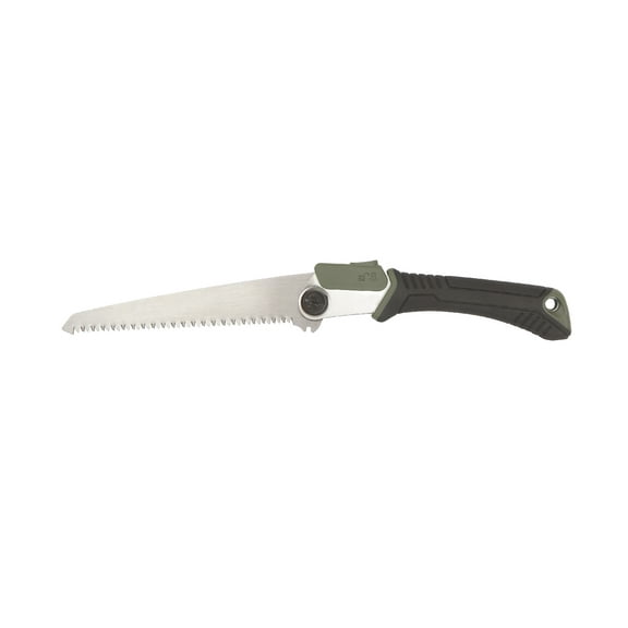 Ozark Trail 7-inch Stainless Steel Folding Handsaw, Silver, New