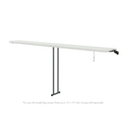 Ozark Trail 8 Foot Extendable Tailgate Table, White, 92.5 in x12 in x 39 in (H) - Canopy Not Included
