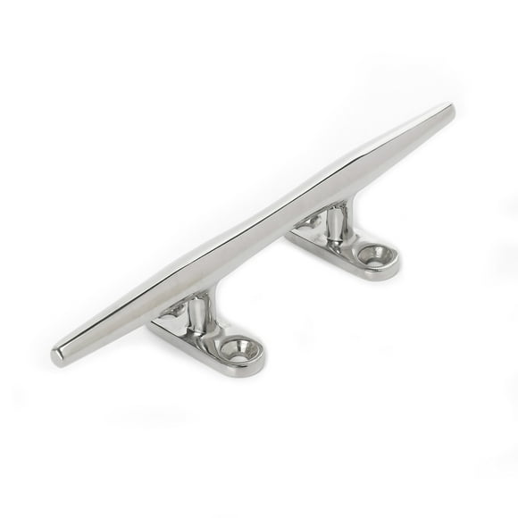Ozark Trail 8" Stainless Steel Herreshoff Boat and Dock Cleat, Corrosion Resistant, Bulk 4 Count Pack