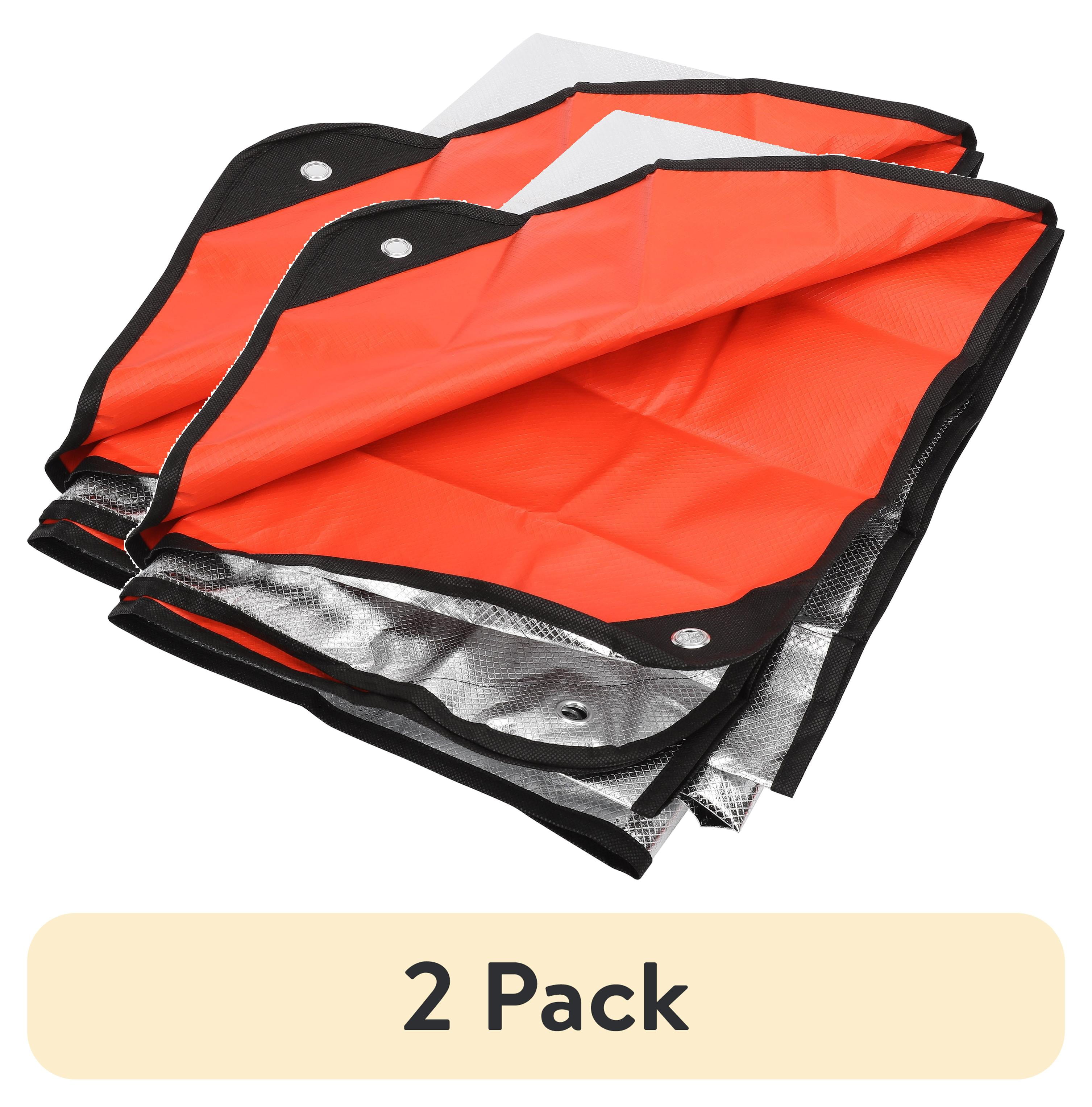 Solar Emergency Orange Blanket Reflective Tarp Camping Gear Survival Supplies Solar Emergency Orange Blanket Reflective Tarp Camping Gear Survival Supplies
