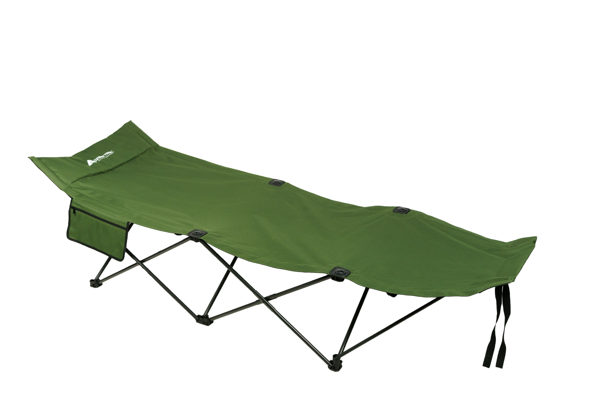Ozark Trail Adult Camp Cot, Green, 80.2 inches x 30.2 inches x 23.5 inches - image 1 of 16
