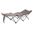 thumbnail image 1 of Ozark Trail Adult Collapsible Camping Cot, Beige, 73" x 23", 1 of 7