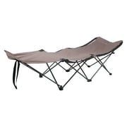 Ozark Trail Adult Collapsible Camping Cot, Beige, 73" x 23"