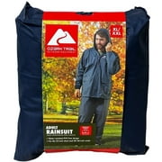 HASHASDH Ozark Trail Men's Eva Rainwear Suit, Blue Cove, XL/XXL