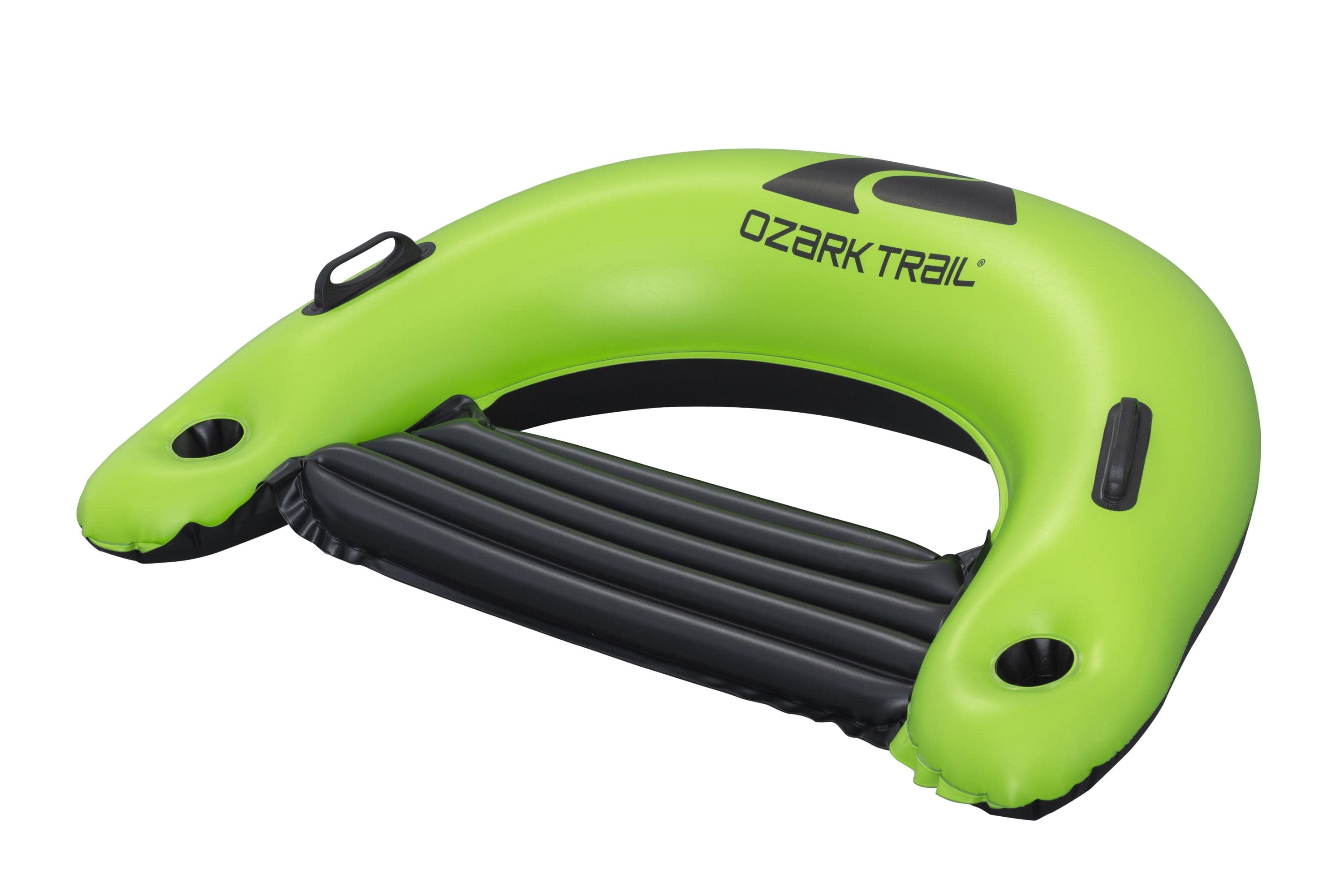 Ozark Trail Adult Unisex Lazy Lounge Green Inflatable Float