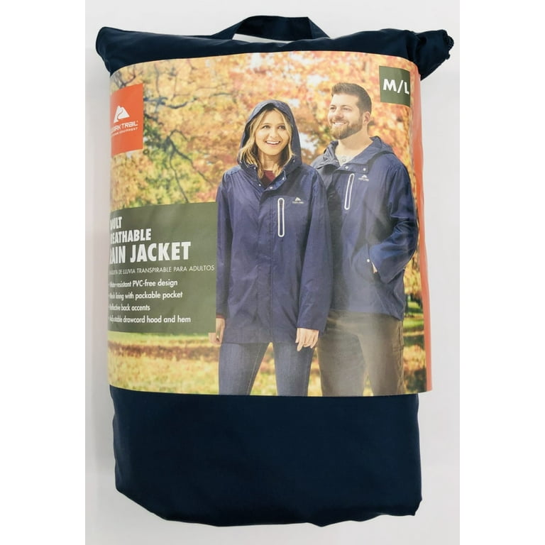 Ozark Trail Adult Unisex Lightweight Water-Resistant Rain