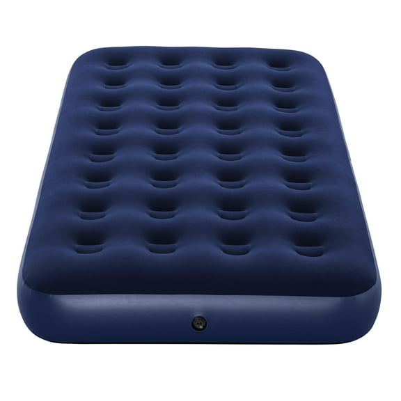 Ozark Trail Twin Air Mattress, 10 inch Air Bed, Inflatable Air Mattress, Blow Up Mattress without Pump
