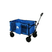 Ozark Trail All-Terrain Big Bucket Cart Wagon, Height 27", Blue