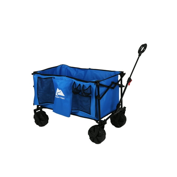 Ozark Trail All-Terrain Big Bucket Cart Wagon, Blue