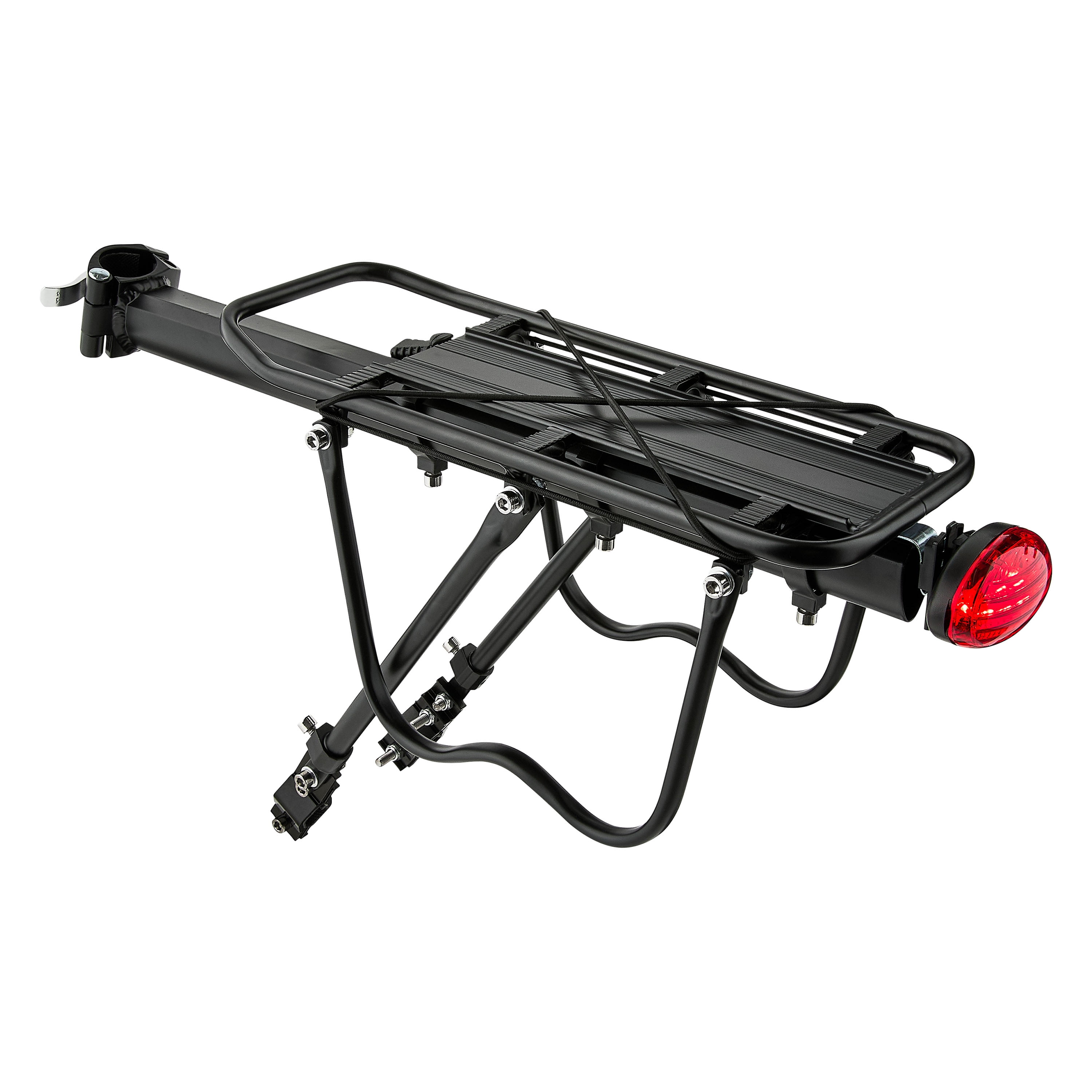 Ozark Trail Aluminum Adjustable Rear Bike Rack with Tailight