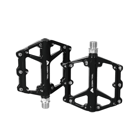Ozark Trail Aluminum Mountain Bike Pedals, Compact and Durable, Black