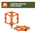 thumbnail image 1 of Ozark Trail Aluminum Mountain Bike Pedals, Compact and Durable, Orange, 1 of 10