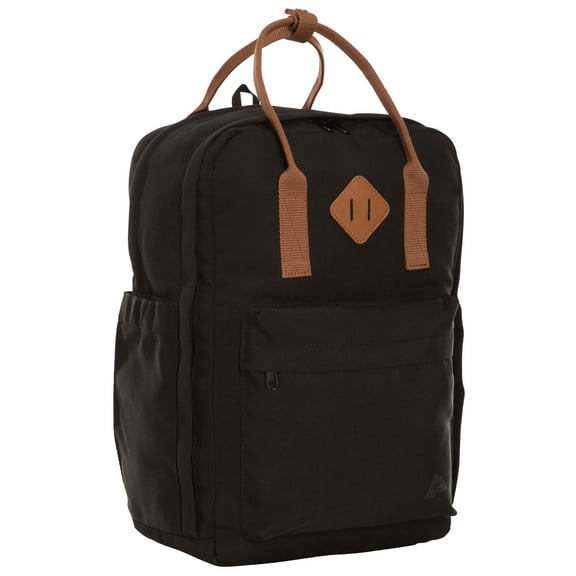 Ozark Trail Asheville Dual-Carry Backpack, Black, Everyday, Polyester, Adult, Teen, Unisex