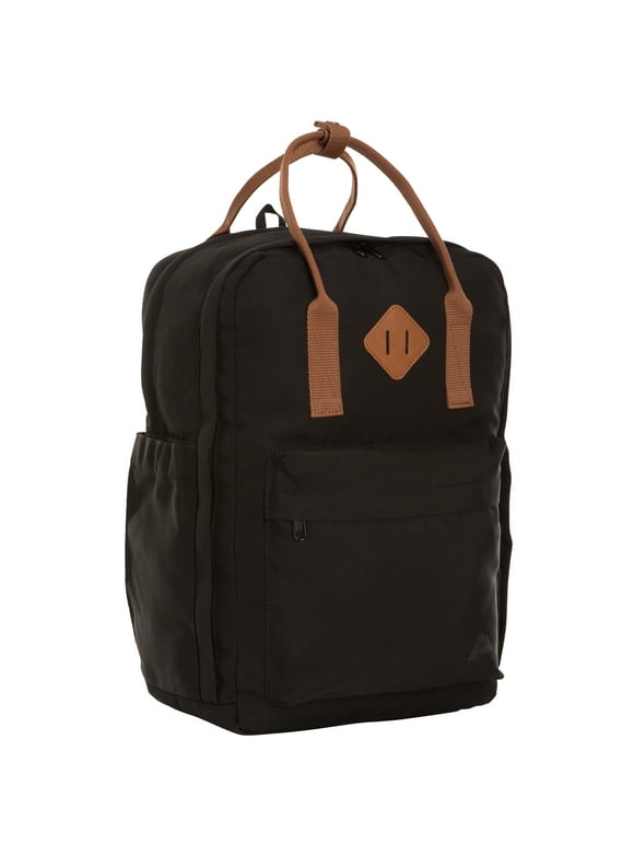 Ozark Trail Asheville Dual-Carry Backpack, Black, Everyday, Polyester, Adult, Teen