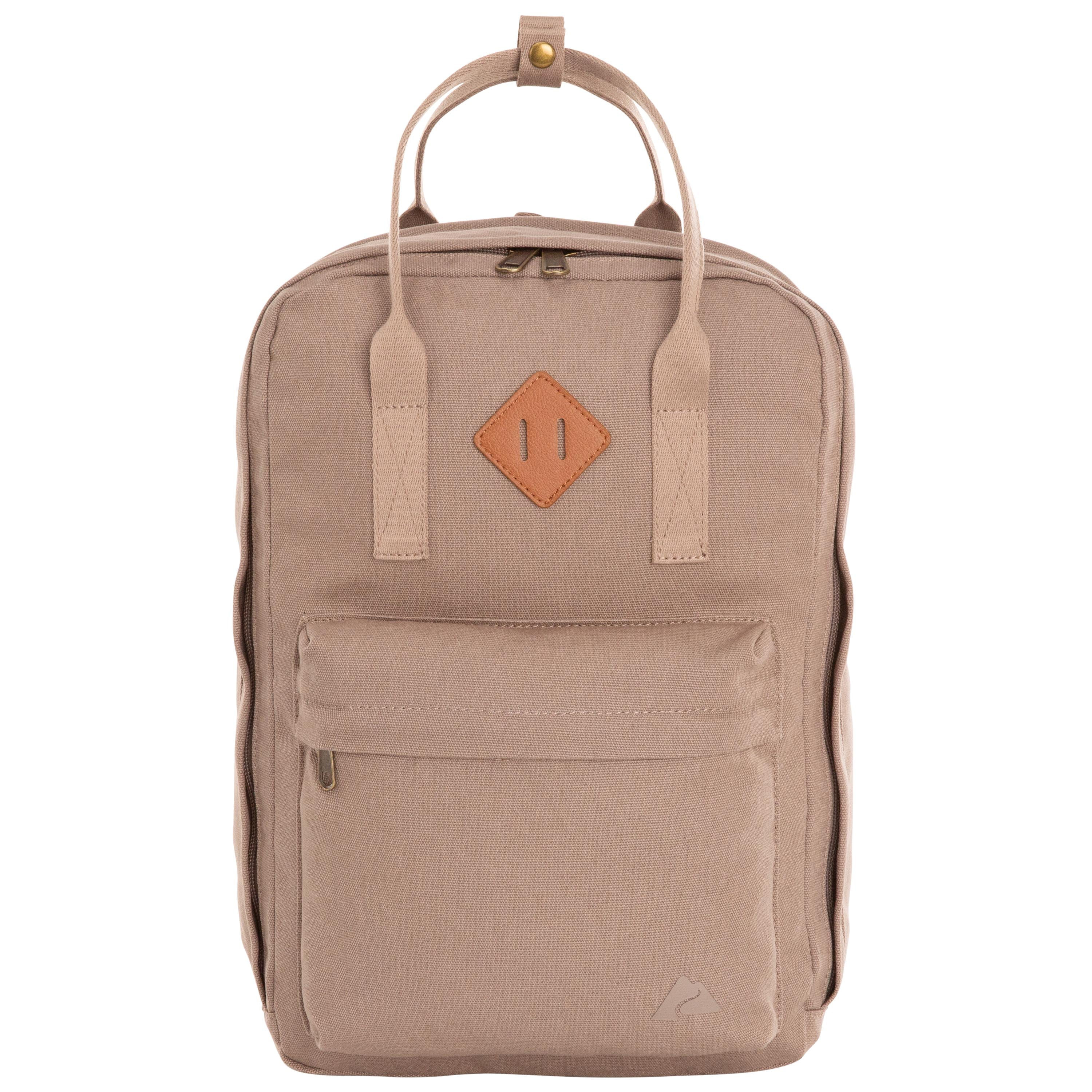 Ozark Trail 22L Polyester Asheville Dual-Carry Backpack, Adult/Teen, Taupe