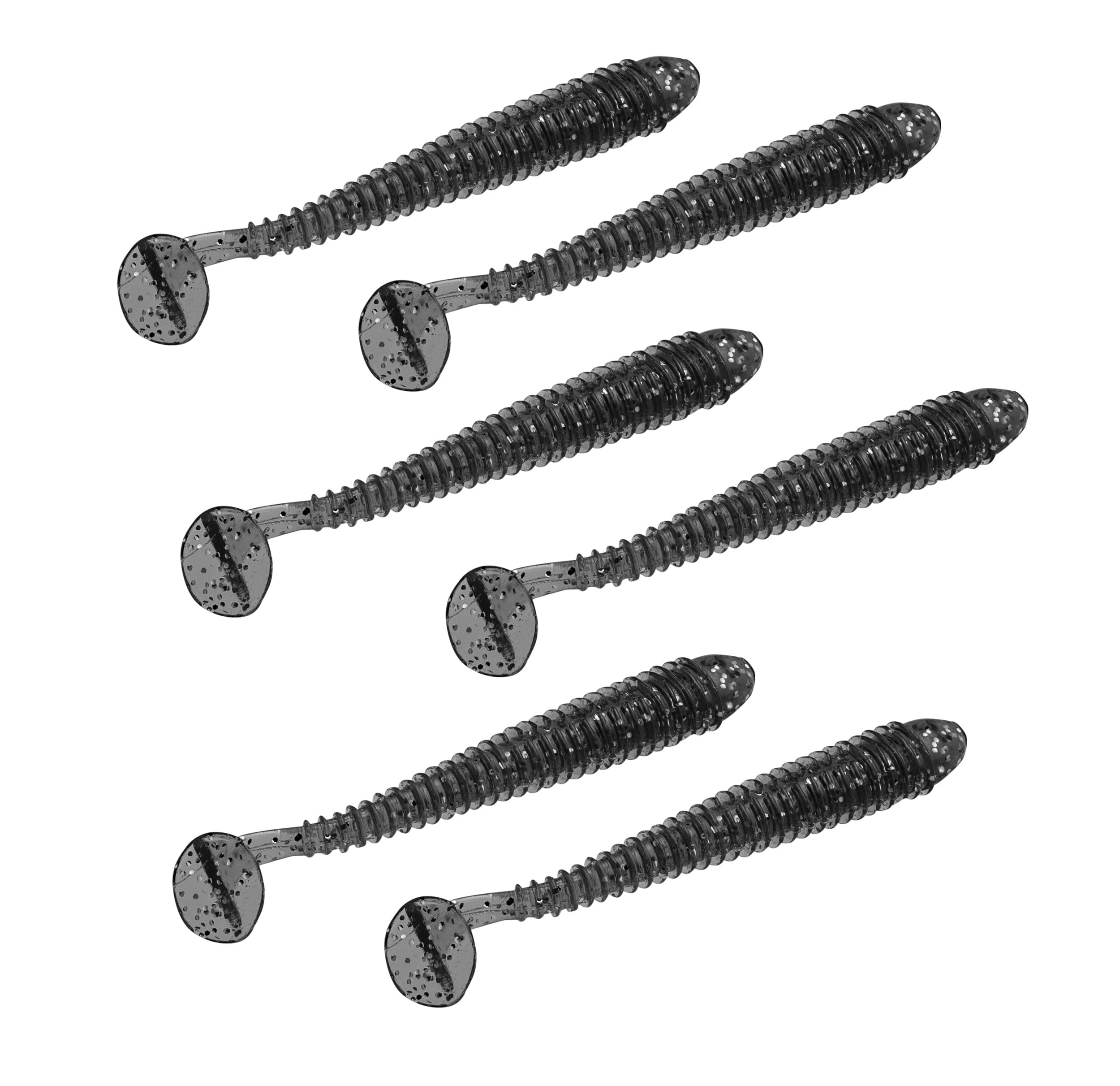 Ozark Trail Baby Swimmers Smoke Silver Flake Panfish Lure