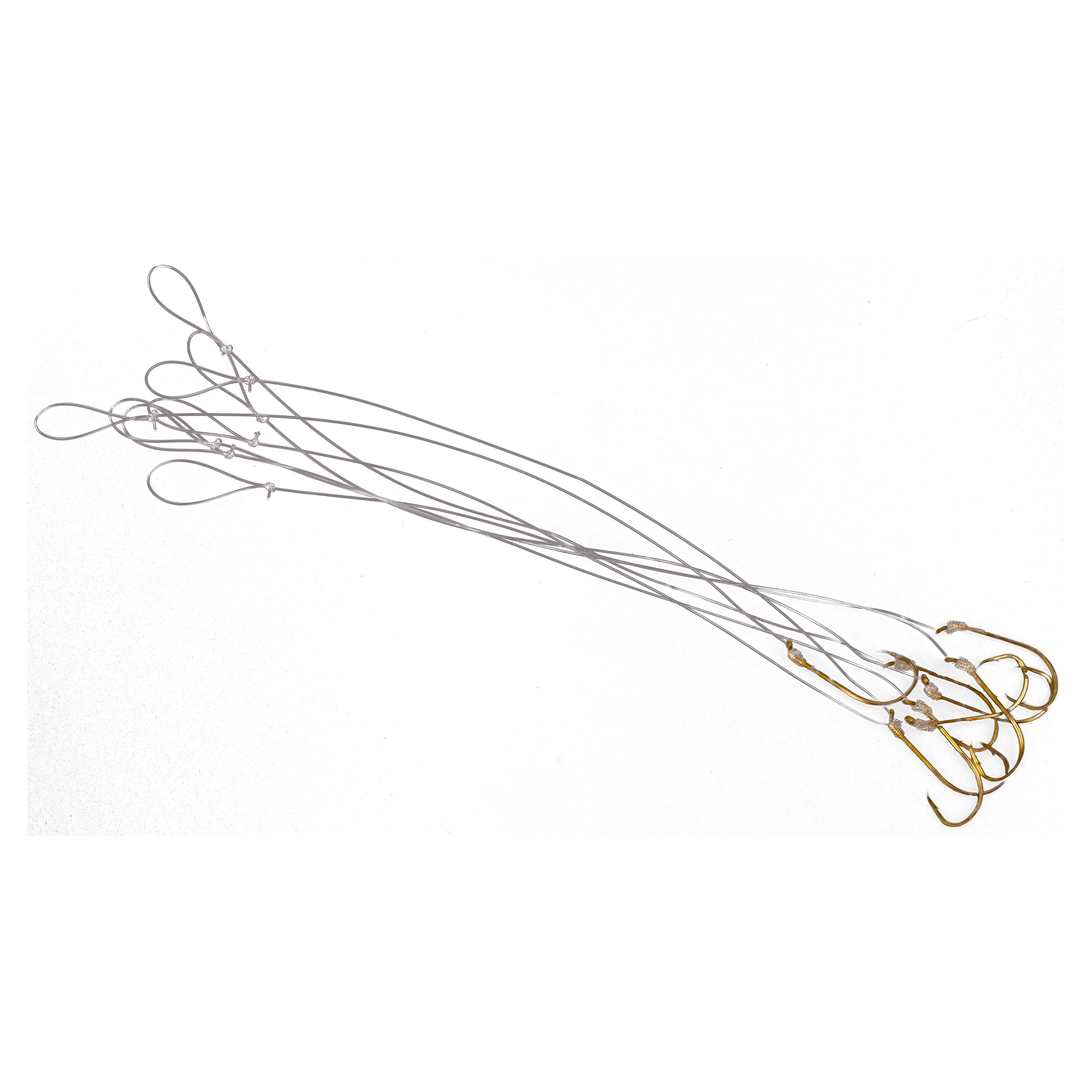 Ozark Trail Baitholder Snelled Fishing Hooks, Size 2, 8-Pack