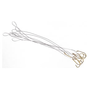 Ozark Trail Bronze Baitholder Snelled Fishing Hooks, Size 2, 8-Pack, Pre-Tied Monofilament Leaders for Freshwater Fishing