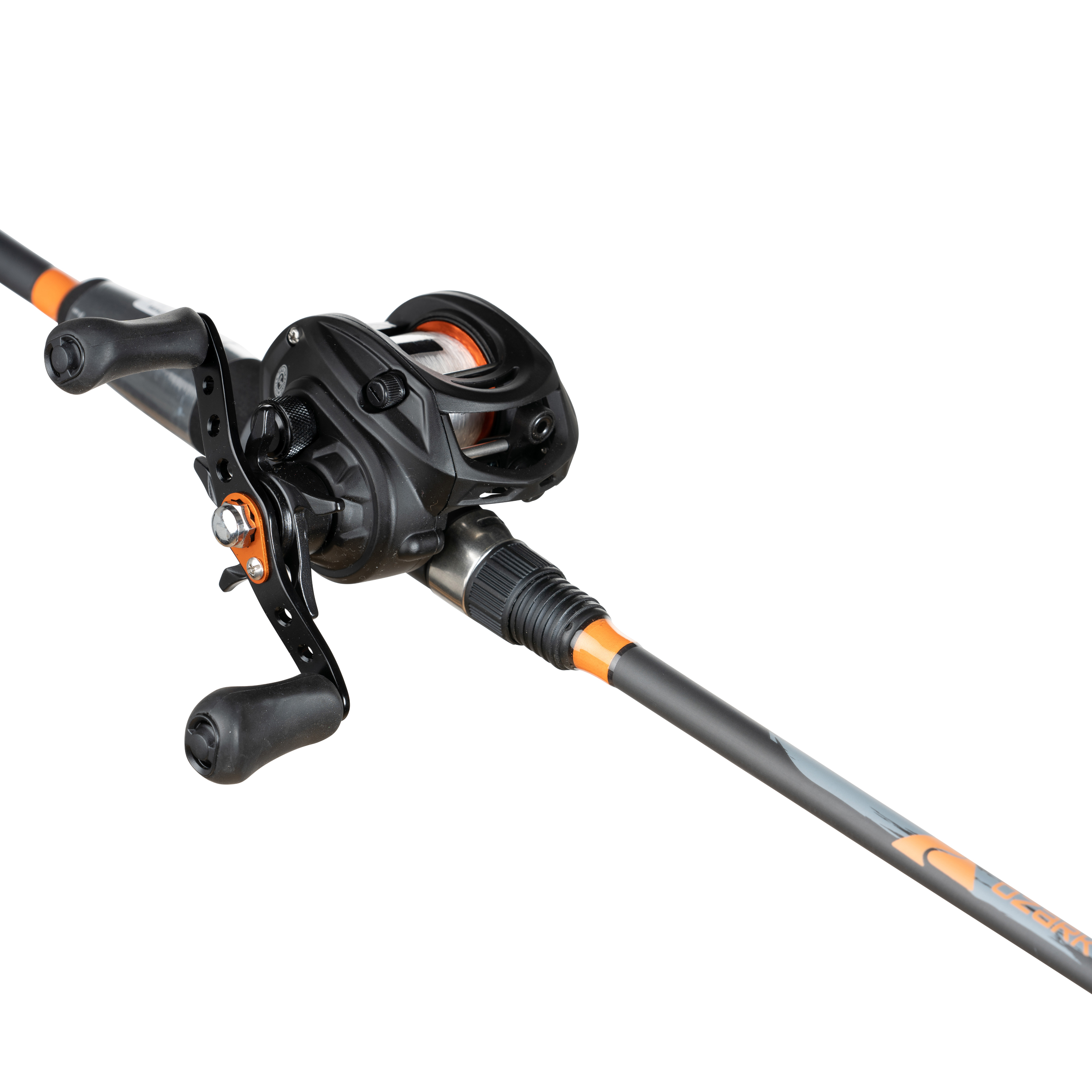 Ozark Trail Baitcast Rod & Reel Fishing Combo, Medium Action, 6.5ft - Black and Orange - image 1 of 7
