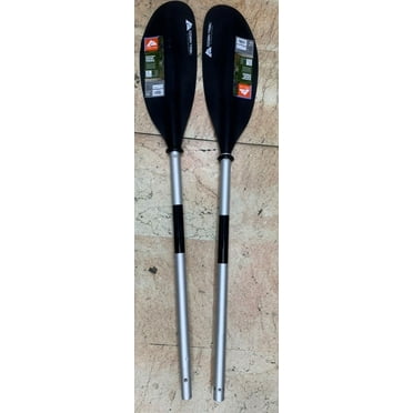 Ozark Trail Basic Black Aluminum Adjustable  Kayak Paddle, Two Piece 90 inch